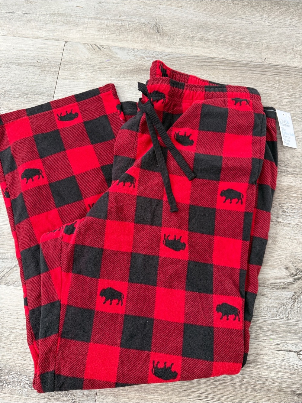 croft & barrow Red and Black Buffalo Plaid Lounge Pants